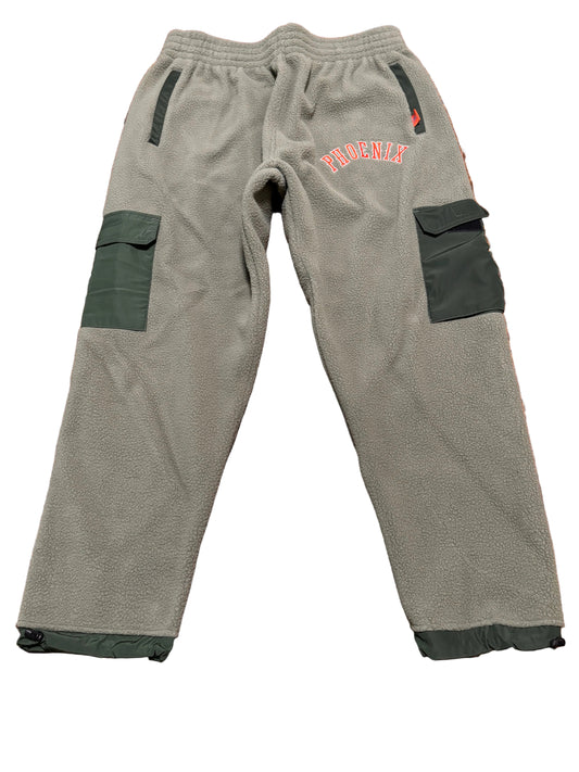 Phoenix Suns Mitchell & Ness NBA Retro Fleece Cargo Pockets Green Sweat Pants Mens L Large New NWOT