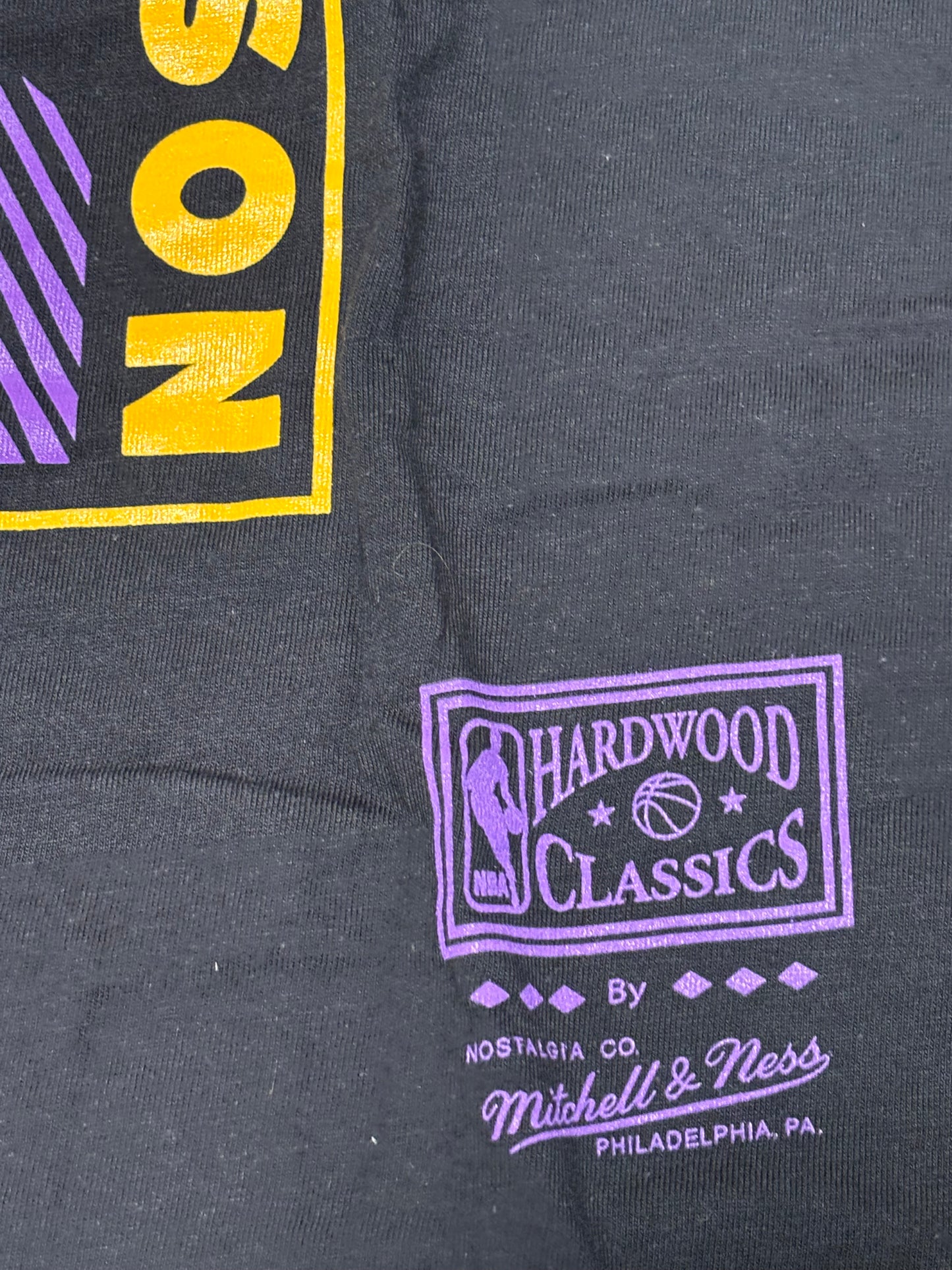 Magic Johnson Los Angeles LA Lakers Mitchell & Ness Nba Retro Hardwood Classic HWC Shirt Black Youth Kids Medium M 10-12 New NWT