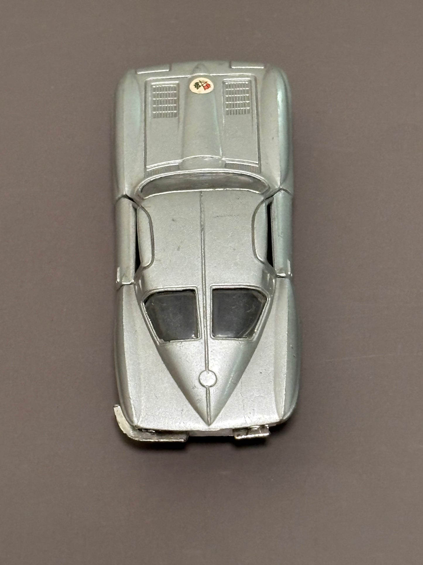 1996 Maisto '63 Corvette Split Window 1:38 Silver Diecast Door Open Rubber Tires