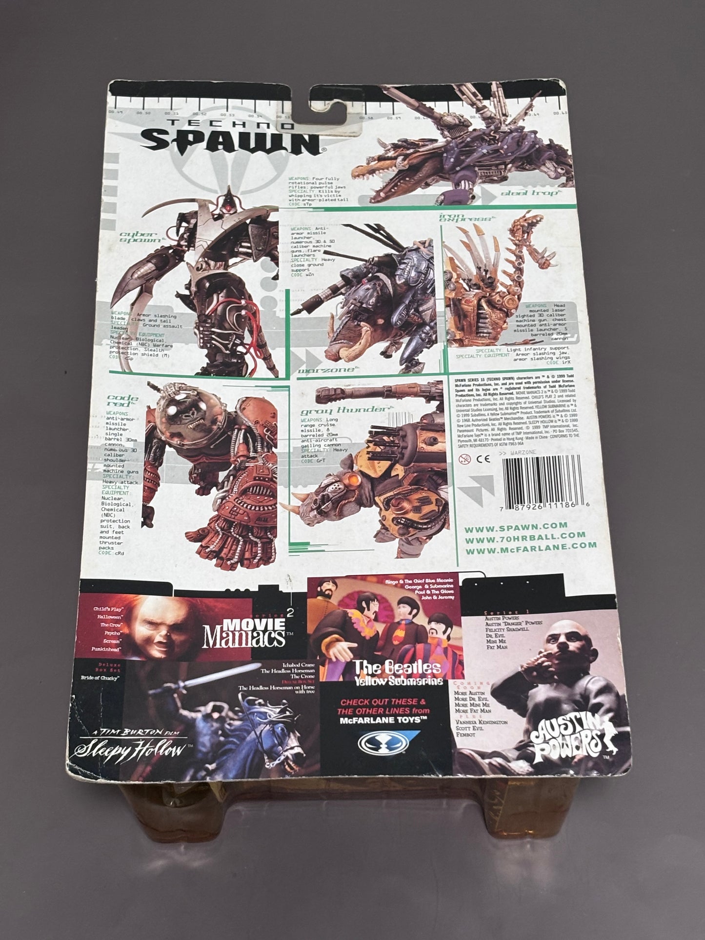 McFarlane Toys Spawn Ultra Action Figure Series 15 Techno Spawn Warzone New