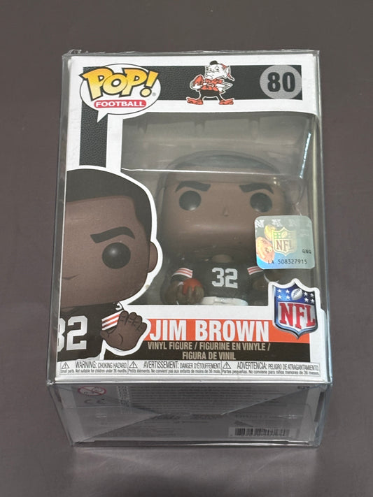 Funko Pop! NFL Jim Brown #80 Football Pop! Vinyl Figure 2017 Sports Collectible