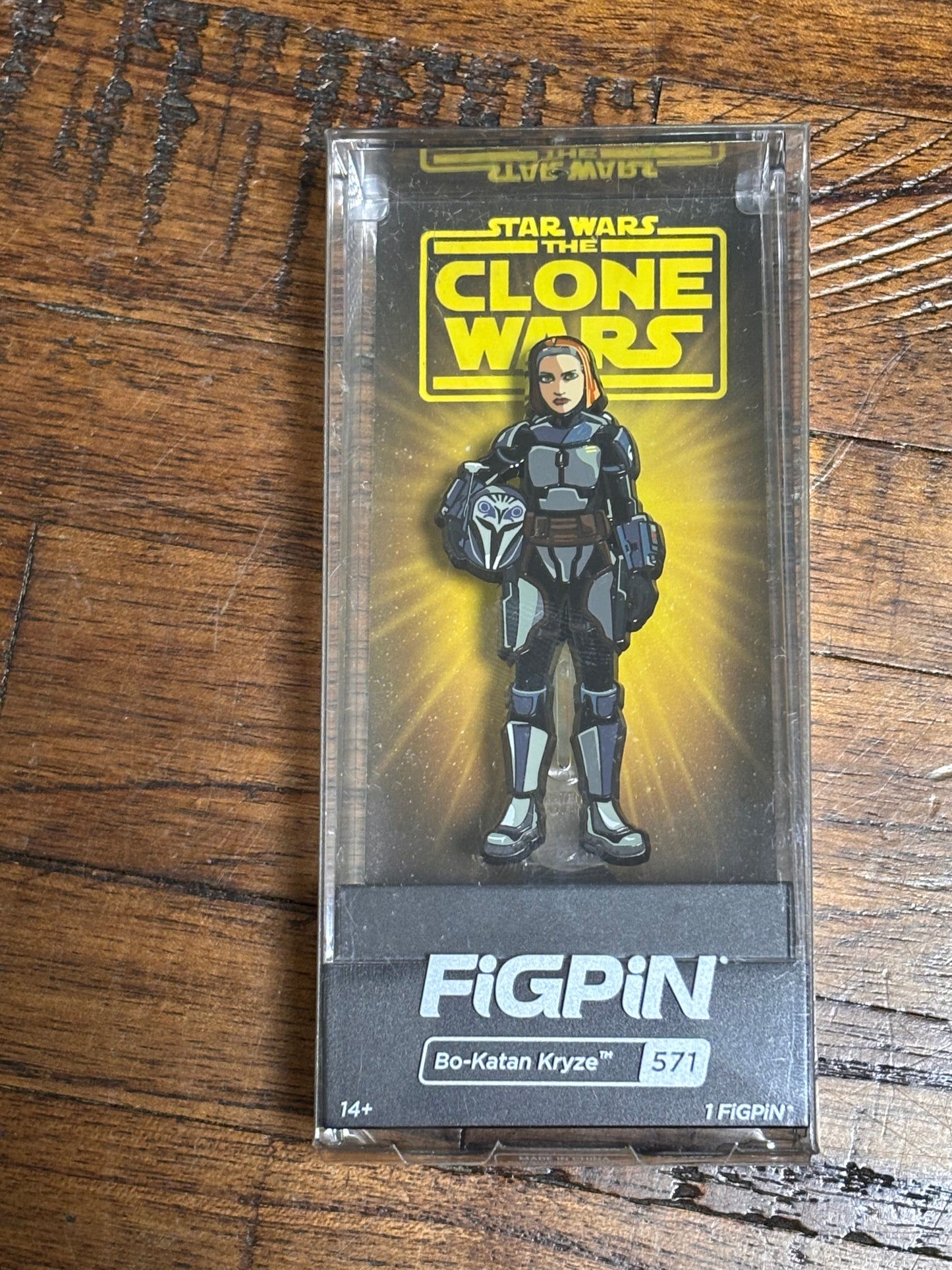 FigPin New Collectible Enamel Pin Disney Star Wars Clone Wars #571 Bo Katan Kryze Exclusive Limited Edition LE /3000