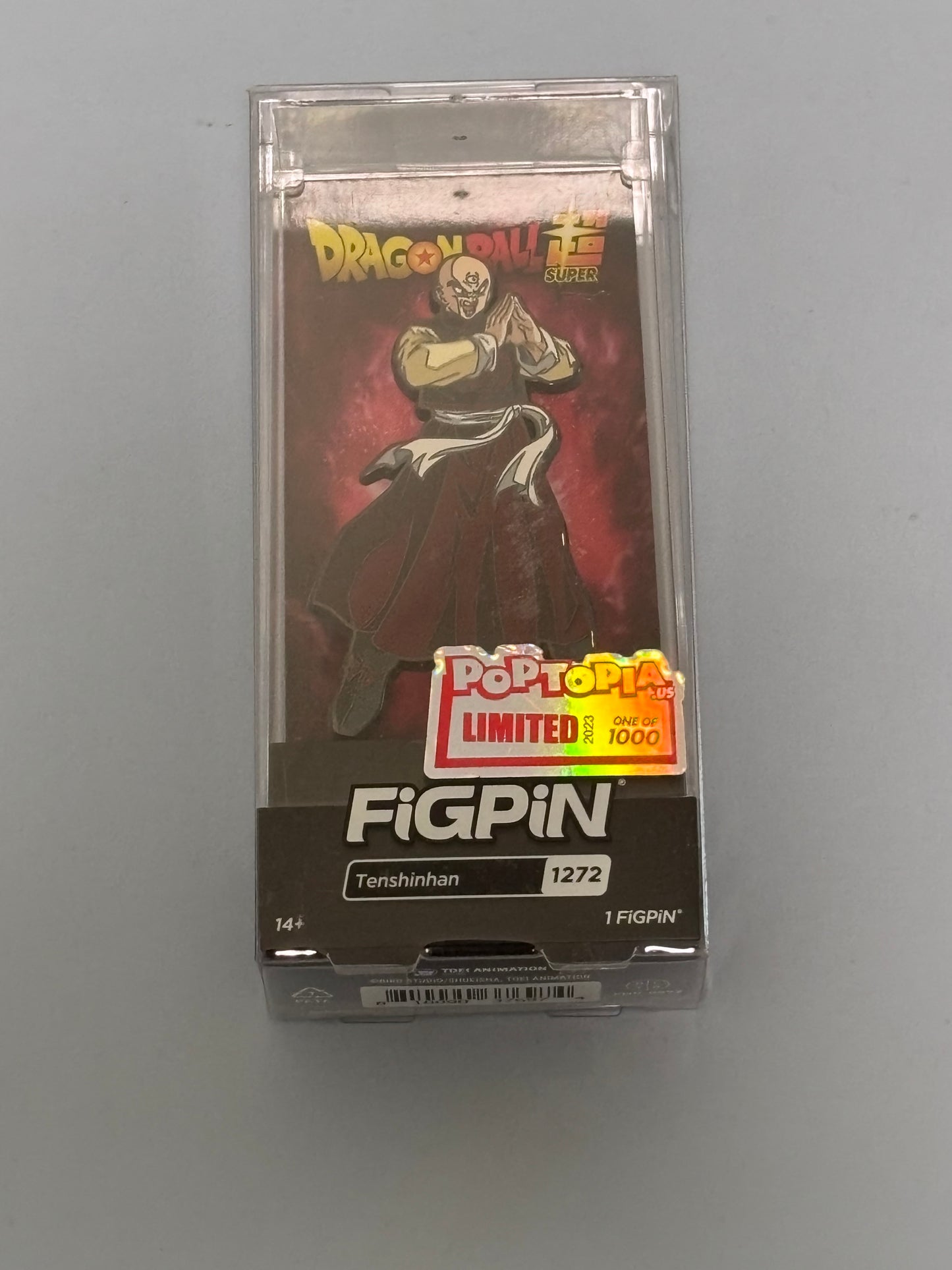 Figpin Dragon Ball Super Tenshinhan #1272 Limited Edition Poptopia /1000