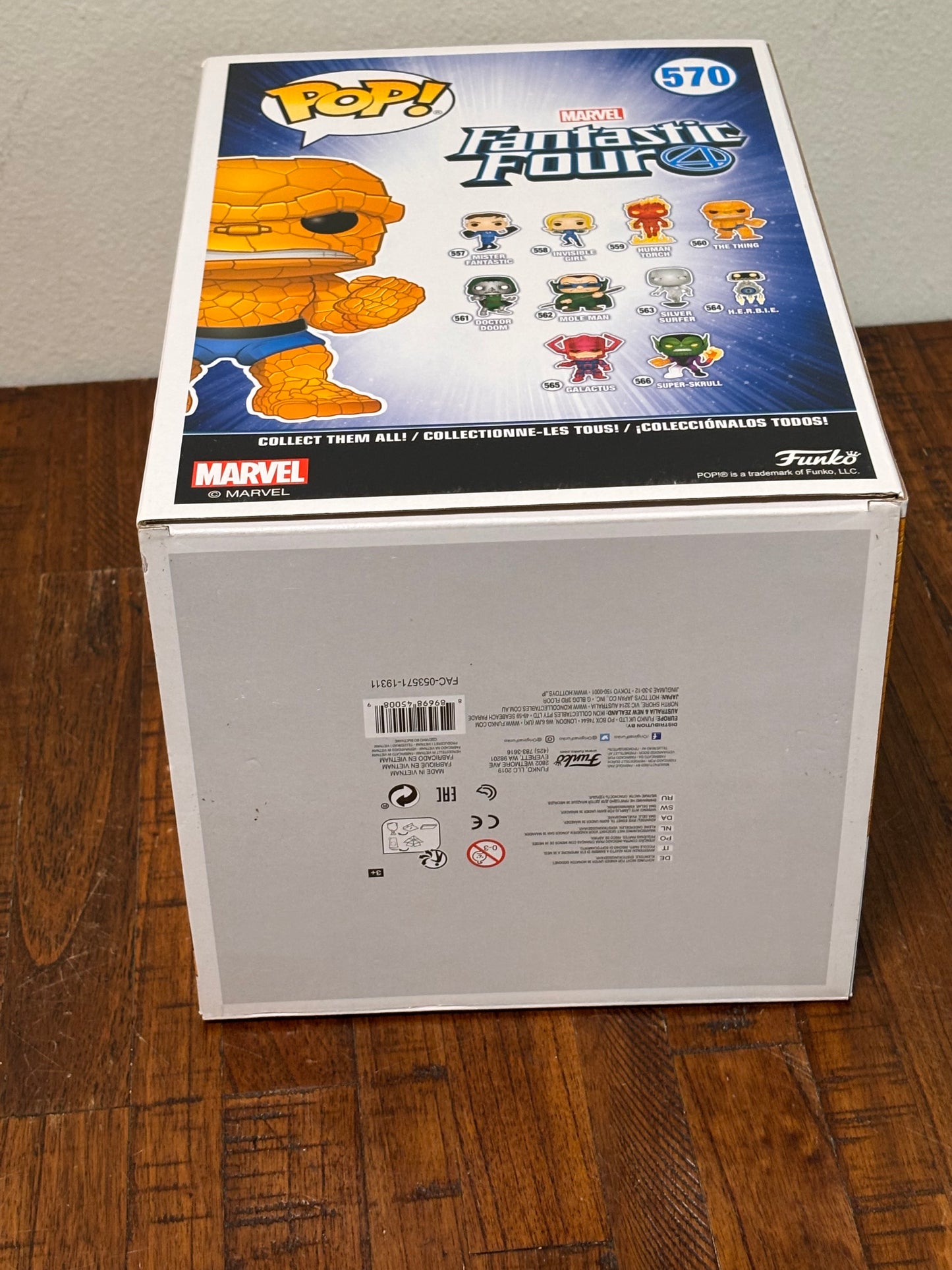 Funko Pop #570 The Thing Fantastic Four Jumbo 10" Target Exclusive 2019 Marvel