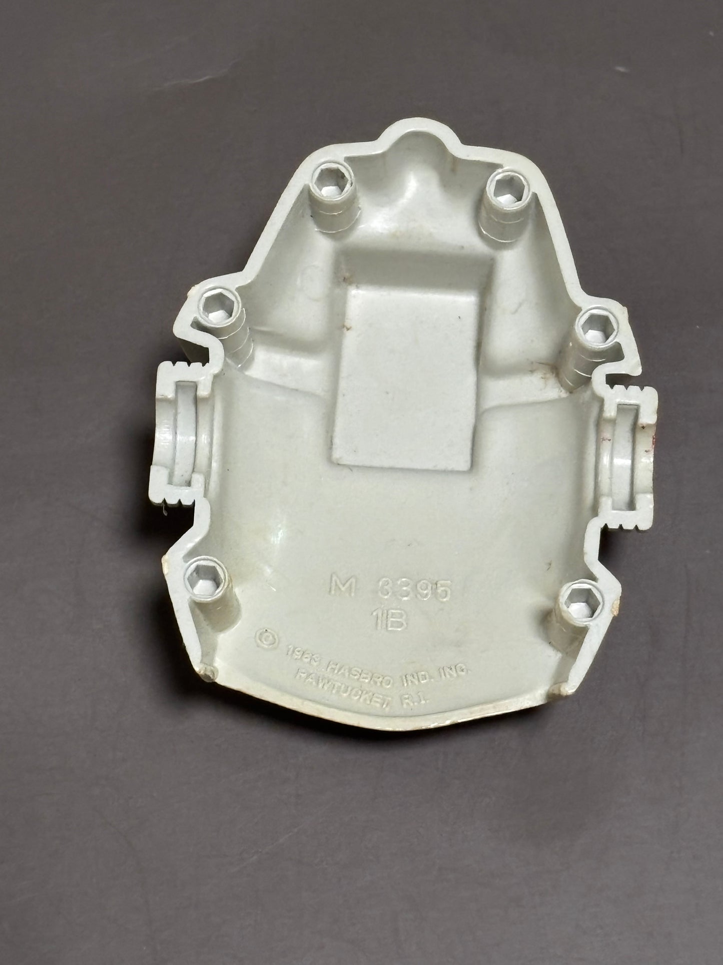 GI Joe Cobra Snake Battle Armor Vintage 1983 Back Plate Gray Accessory Part Only