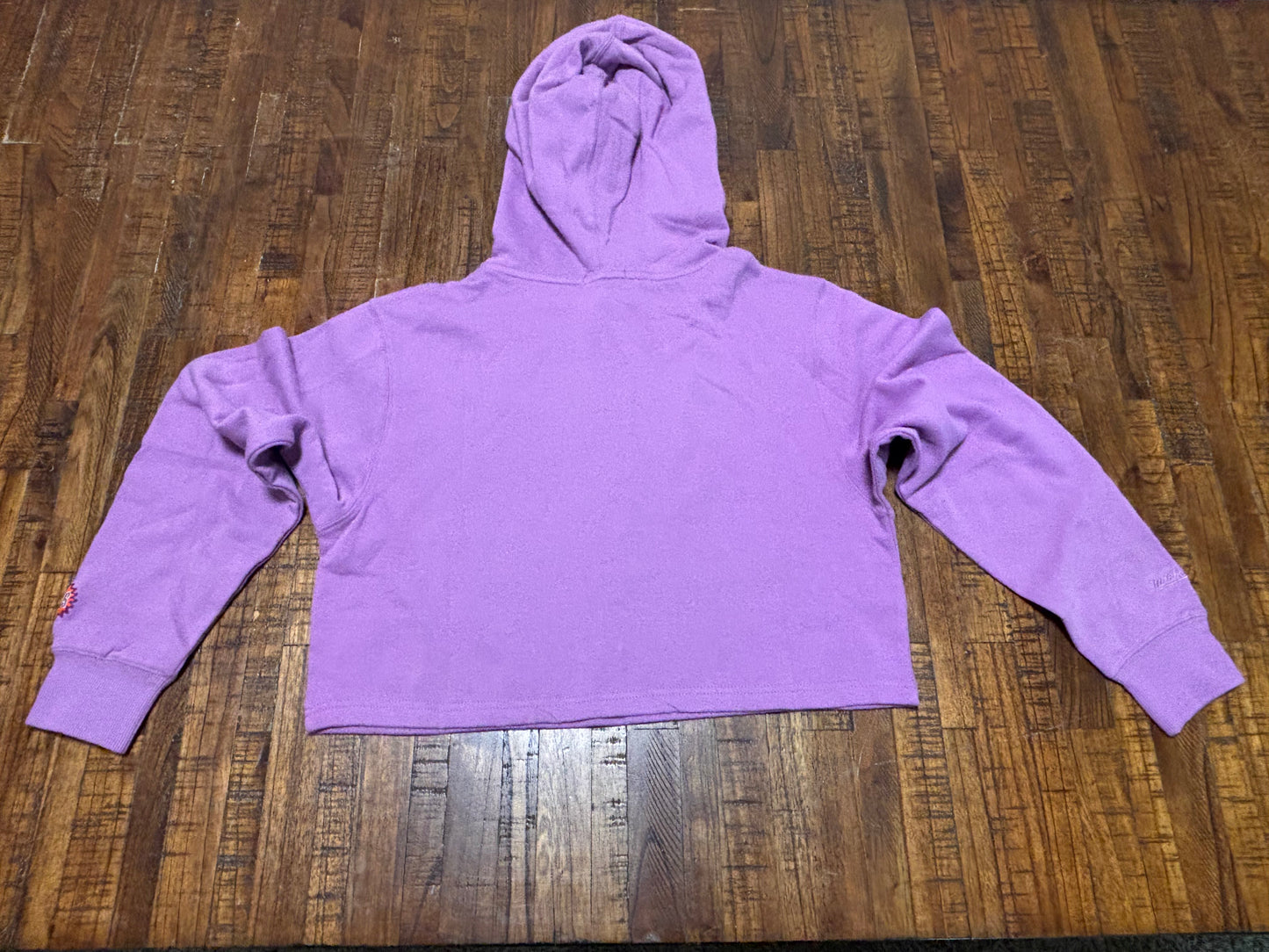 Phoenix Suns Mitchell & Ness NBA Retro Hardwood Classic HWC Golden Hour Glaze Crop Hoodie Pullover Light Purple Women’s Medium M New NWT