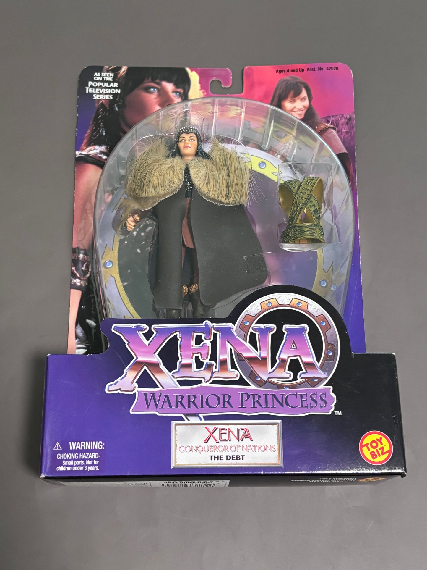 VTG 1999 Toy Biz Xena Conqueror Of Nations, The Debt, Warrior Princess 6" Tall