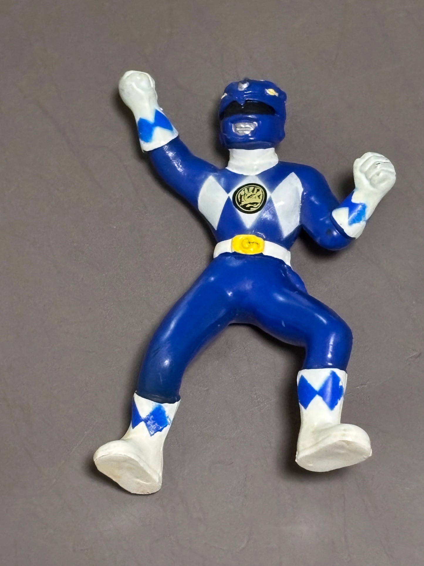 1994 Saban MIghty Morphin Power Rangers Mini 3" Blue Power Ranger Figure