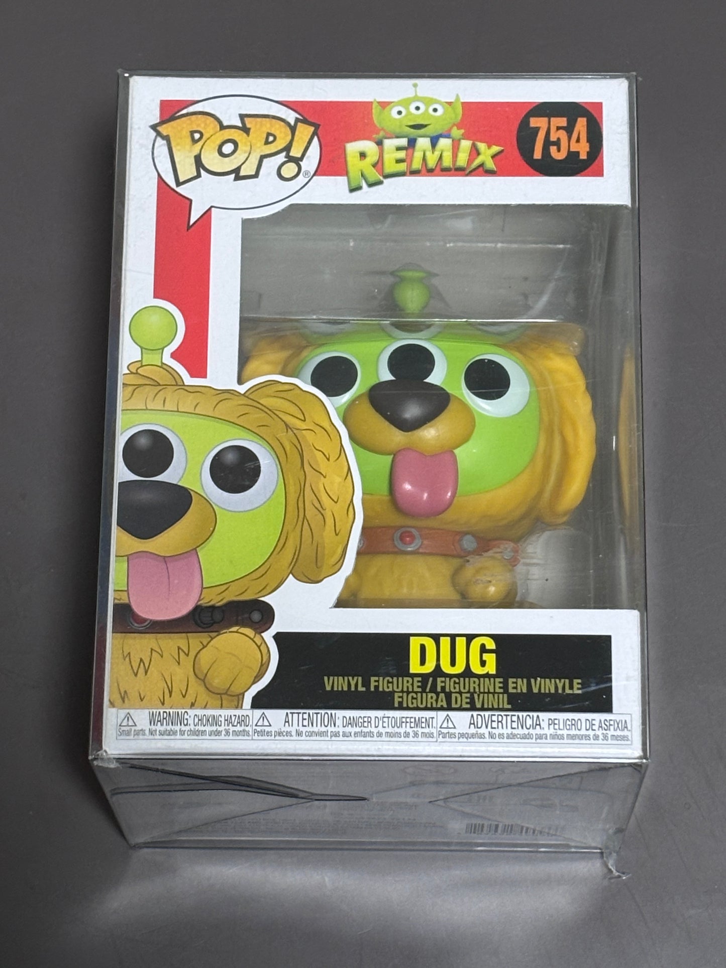 Funko Pop! Disney Pixar Remix Dug Flocked Vinyl Figure #754 Target Exclusive