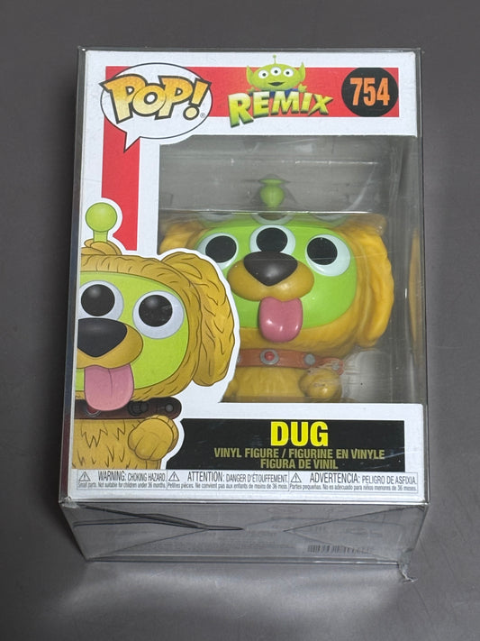 Funko Pop! Disney Pixar Remix Dug Flocked Vinyl Figure #754 Target Exclusive