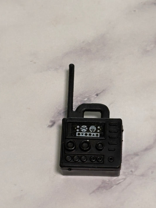 1985 Vintage Gi Joe Night Landing Raft Radio Black Vehicle Part Piece Hasbro