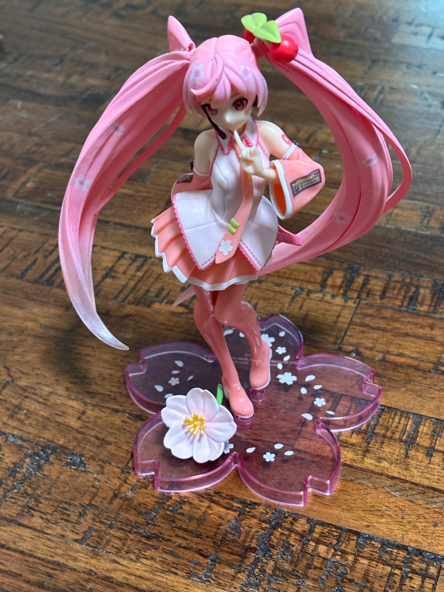 Sakura Miku 2021 Version Taito Prize Vocaloid Hatsune Miku Iwato 7” Pink Figure Statue Anime