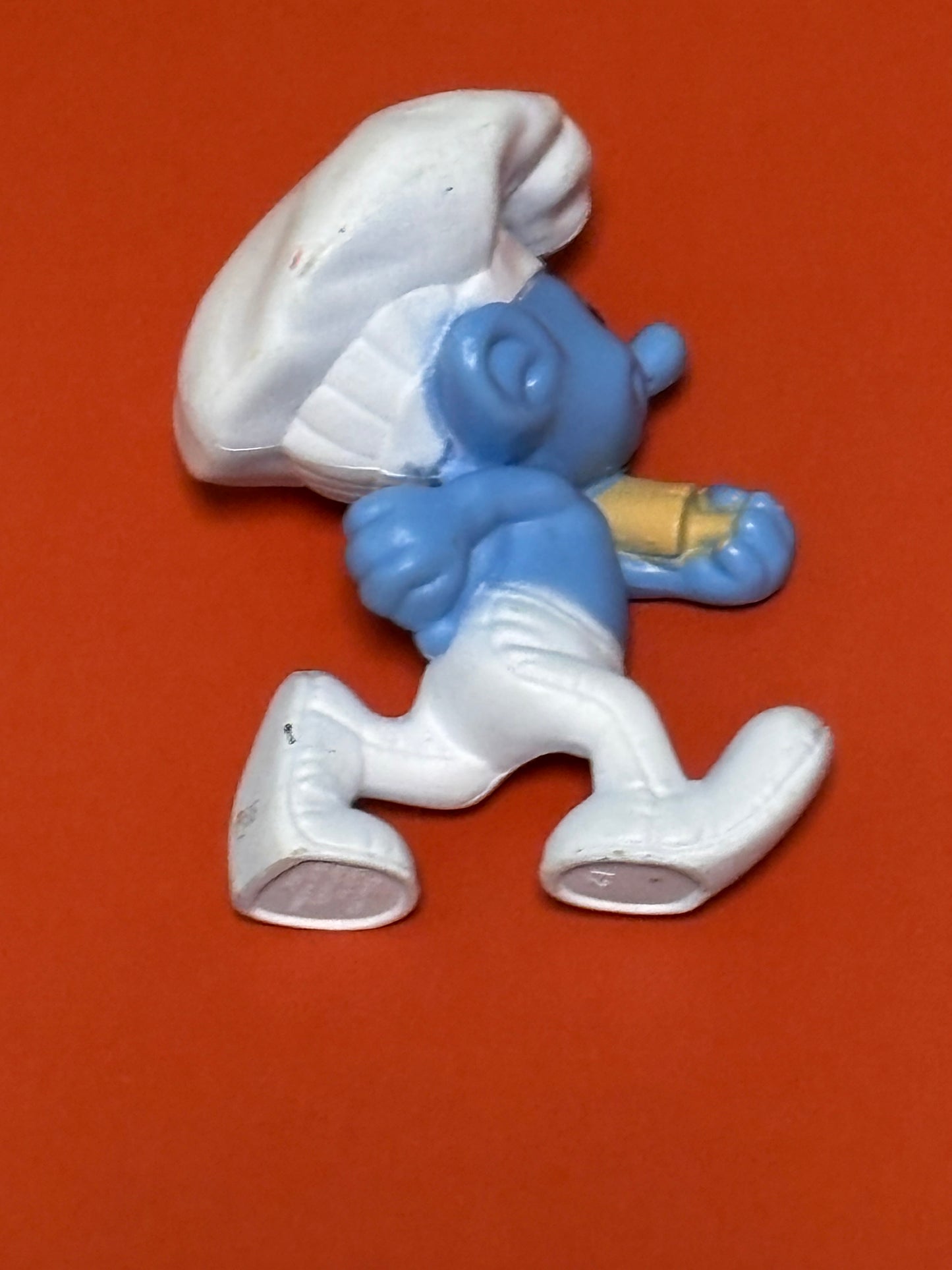 Peyo Baker Smurf Collectible Figurine McDonalds Happy Meal Toy 3”