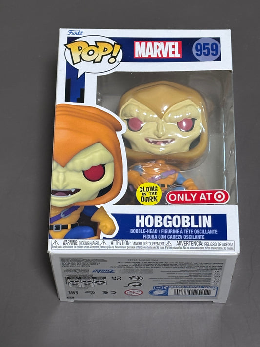 Funko Pop! Marvel 959 Hobgoblin Vinyl Figure Glows In The Dark Target Exclusive
