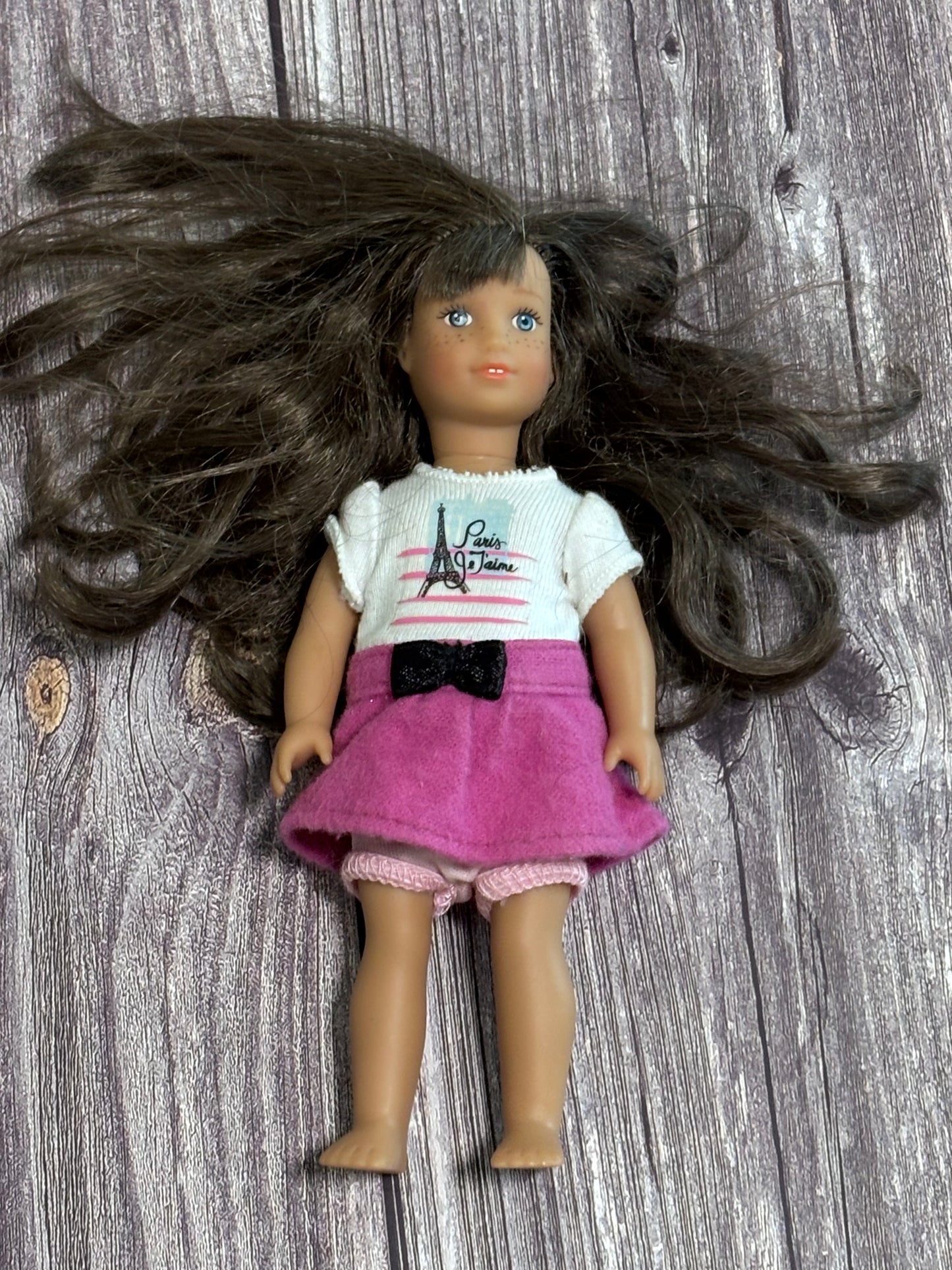 American Girl Mini Doll 6.5" Grace Thomas Girl of Year Paris Dress 2015