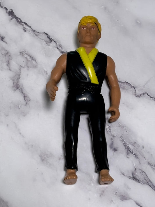 Vintage 1986 Remco Karate Kid Action Figure Johnny Lawrence Cobra Kai 6”