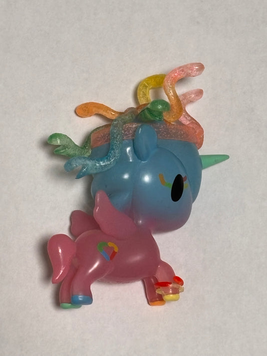 Tokidoki Capsule Cuties Unicorno Unicorn Candy Series Pucker Up  Miniature Mini Vinyl Figure 3” Anime