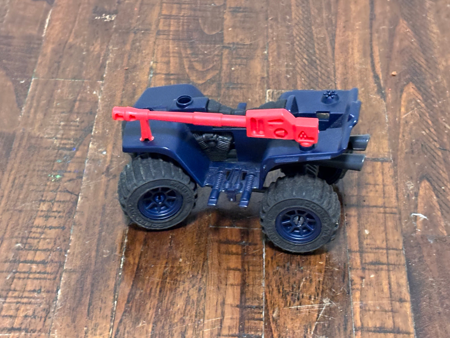 Vintage GI Joe Arah Cobra Ferret ATV Vehicle 1985 Hasbro Toy Figure Blue