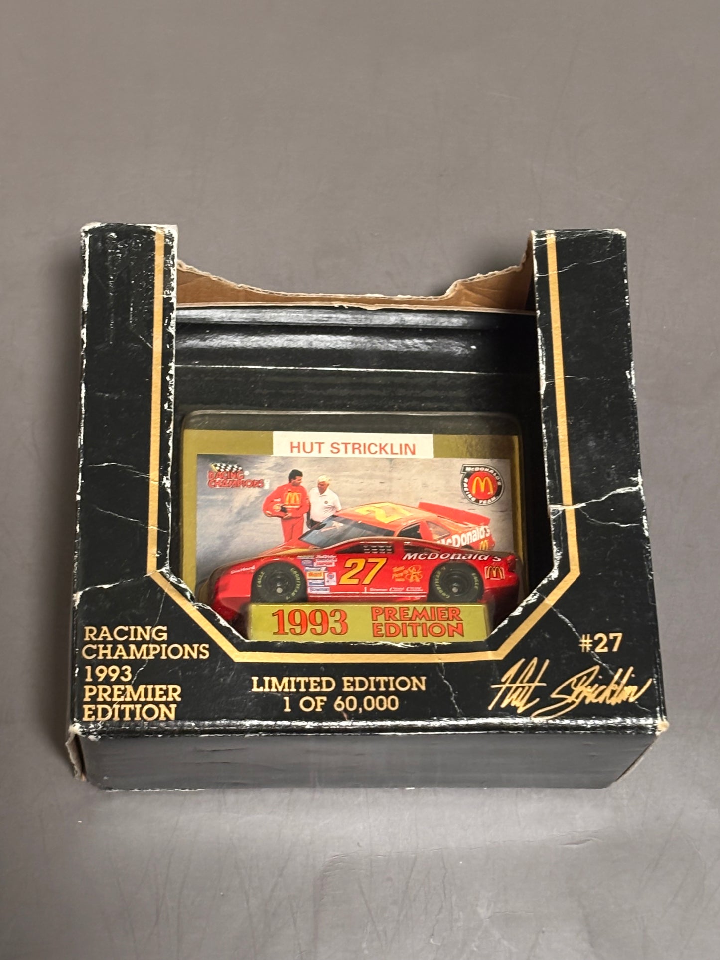 1993 Racing Chapions Premiere Edition #27 Hut Stricklin 1:64 McDonald's Diecast