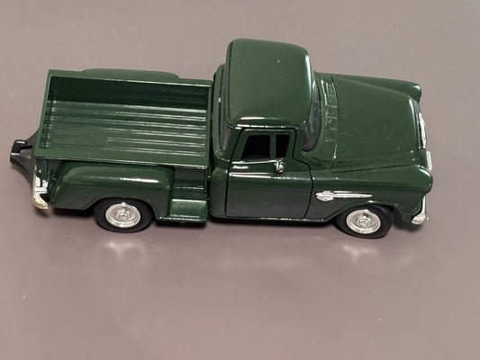 Motor Max 1955 Chevrolet Pickup 1:24 Diecast Dark Green No. 68064 With Tow Hook