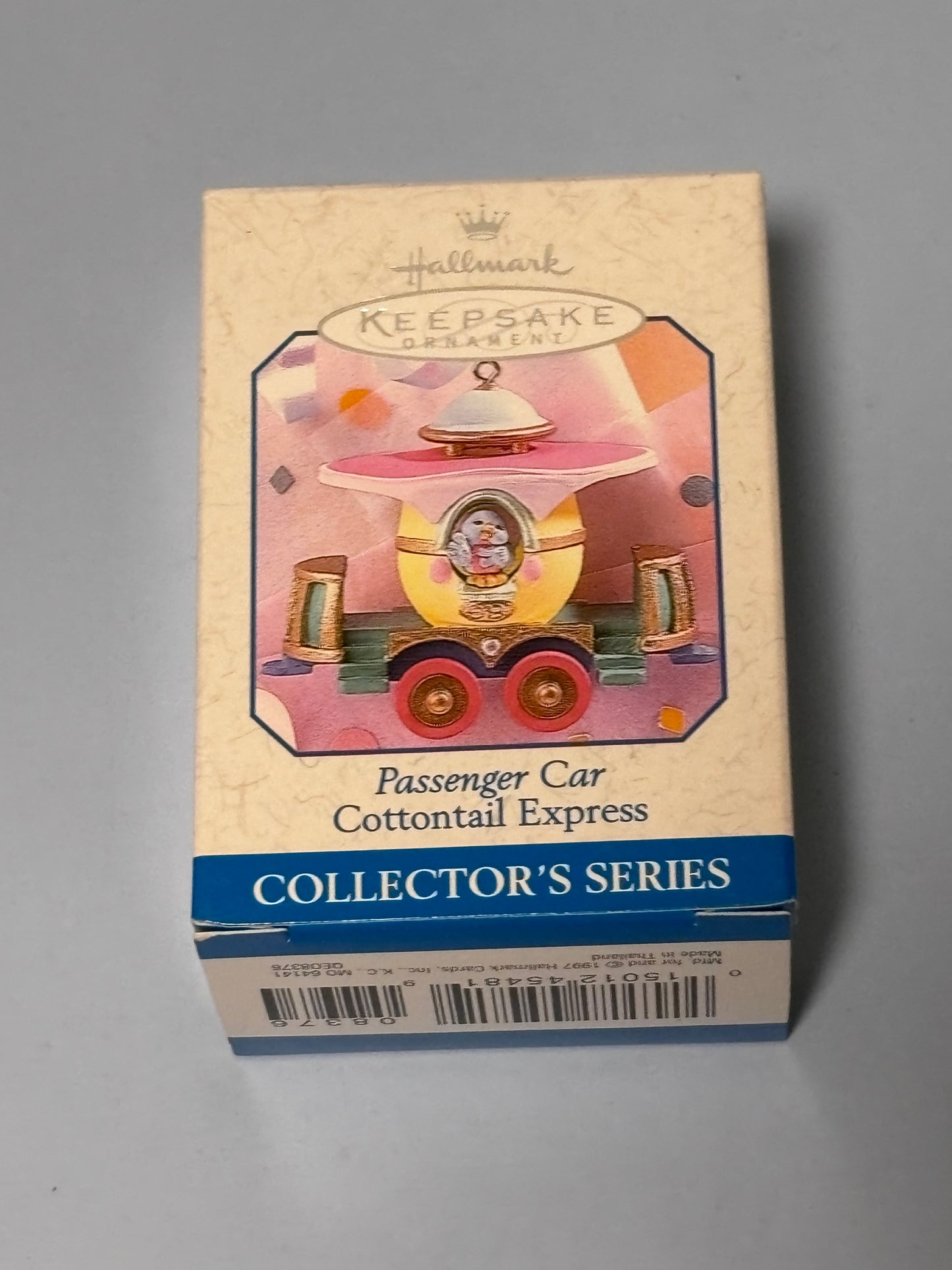 1998 Hallmark Keepsake Ornament Passenger Car Cottontail Express Collectors #3