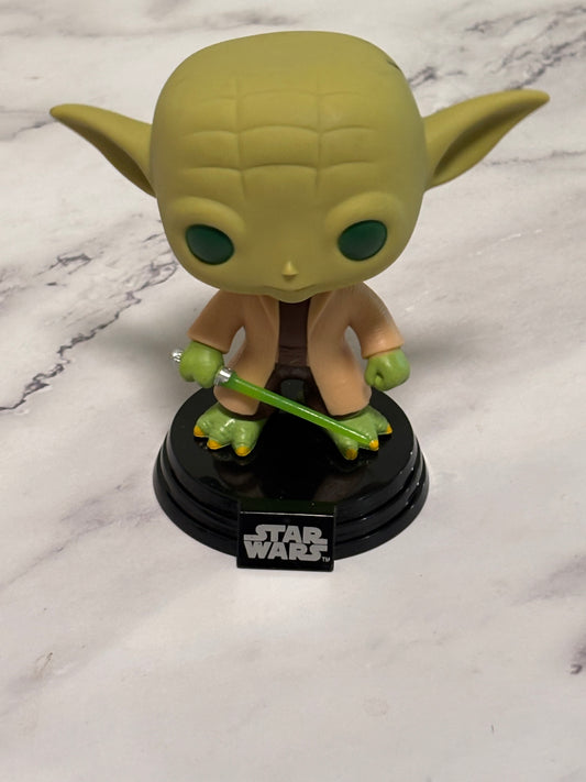 Funko Pop Jedi Master Yoda Star Wars #02 Vinyl Figure OOB