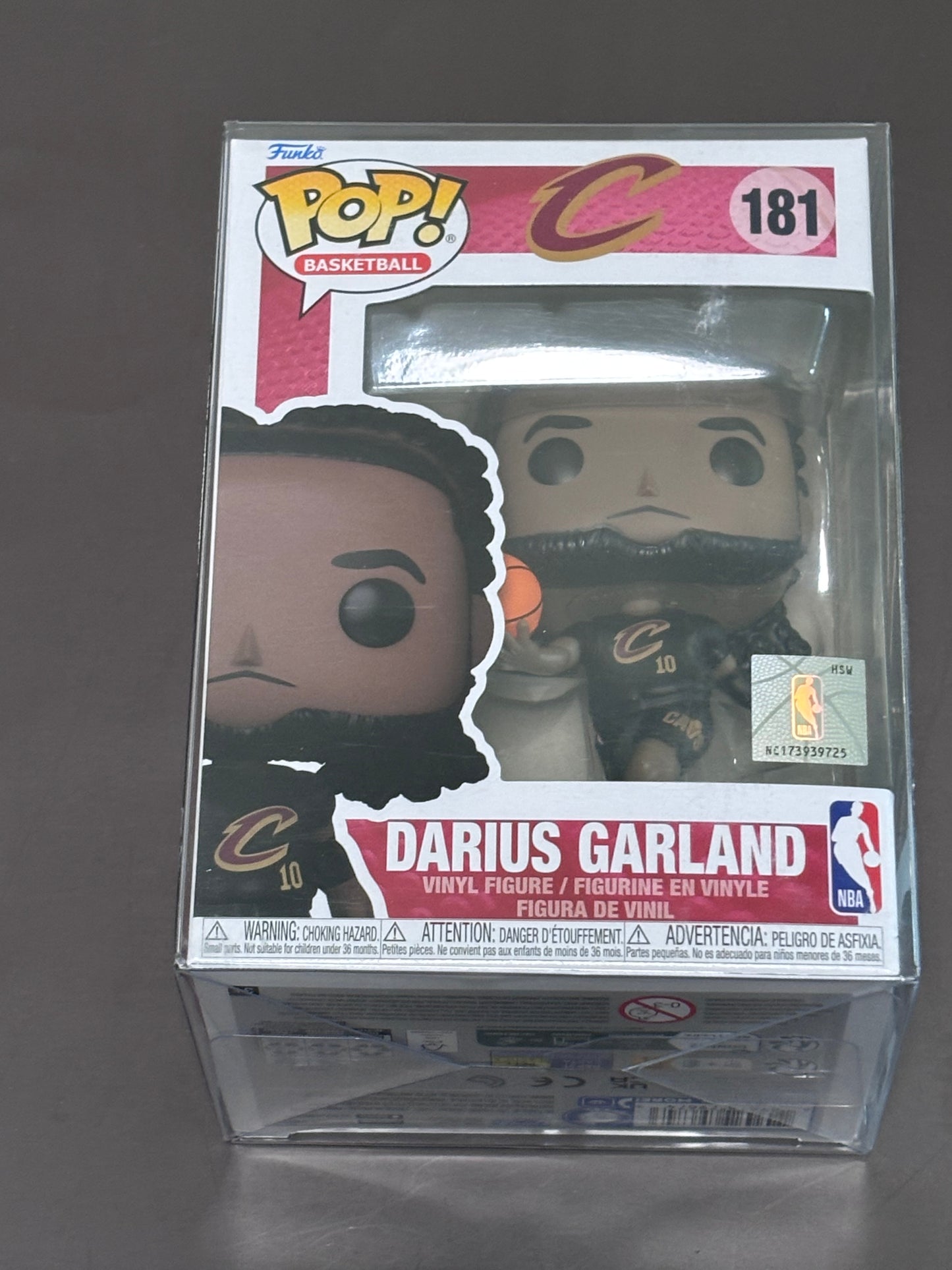 Funko Pop! Vinyl Darius Garland NBA Basketball Cleveland Cavaliers Figure #181
