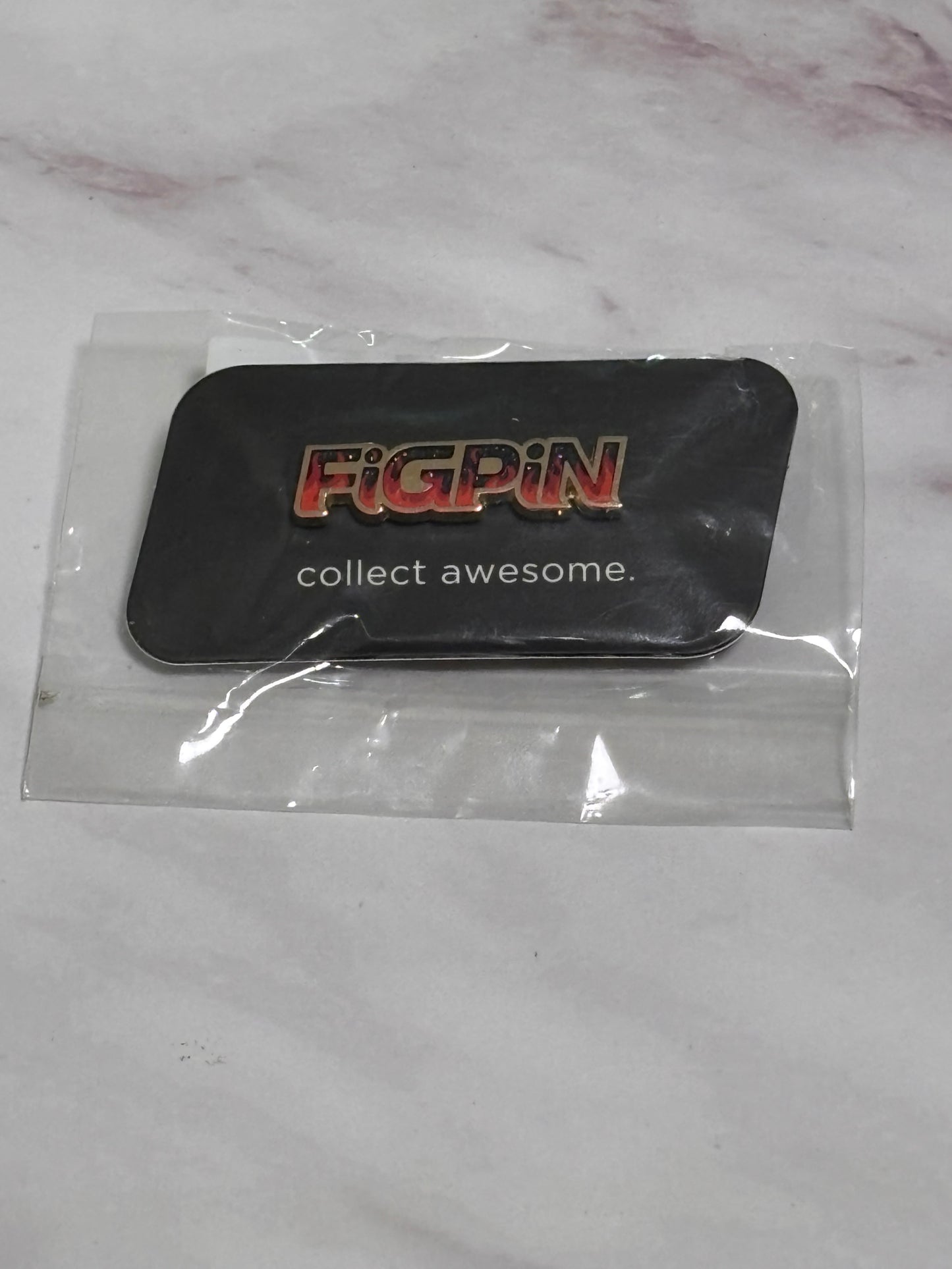 Figpin Logo Pin Villains Red Flames on Gold L62 LE1000 Limited Edition New