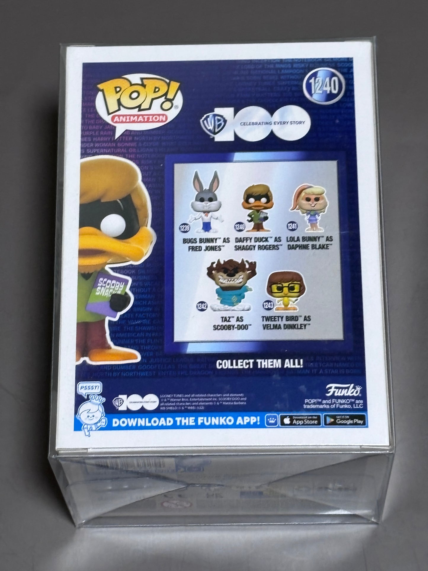 Funko POP! Scooby Doo x Looney Tunes - Daffy Duck As Shaggy Rogers #1240 New