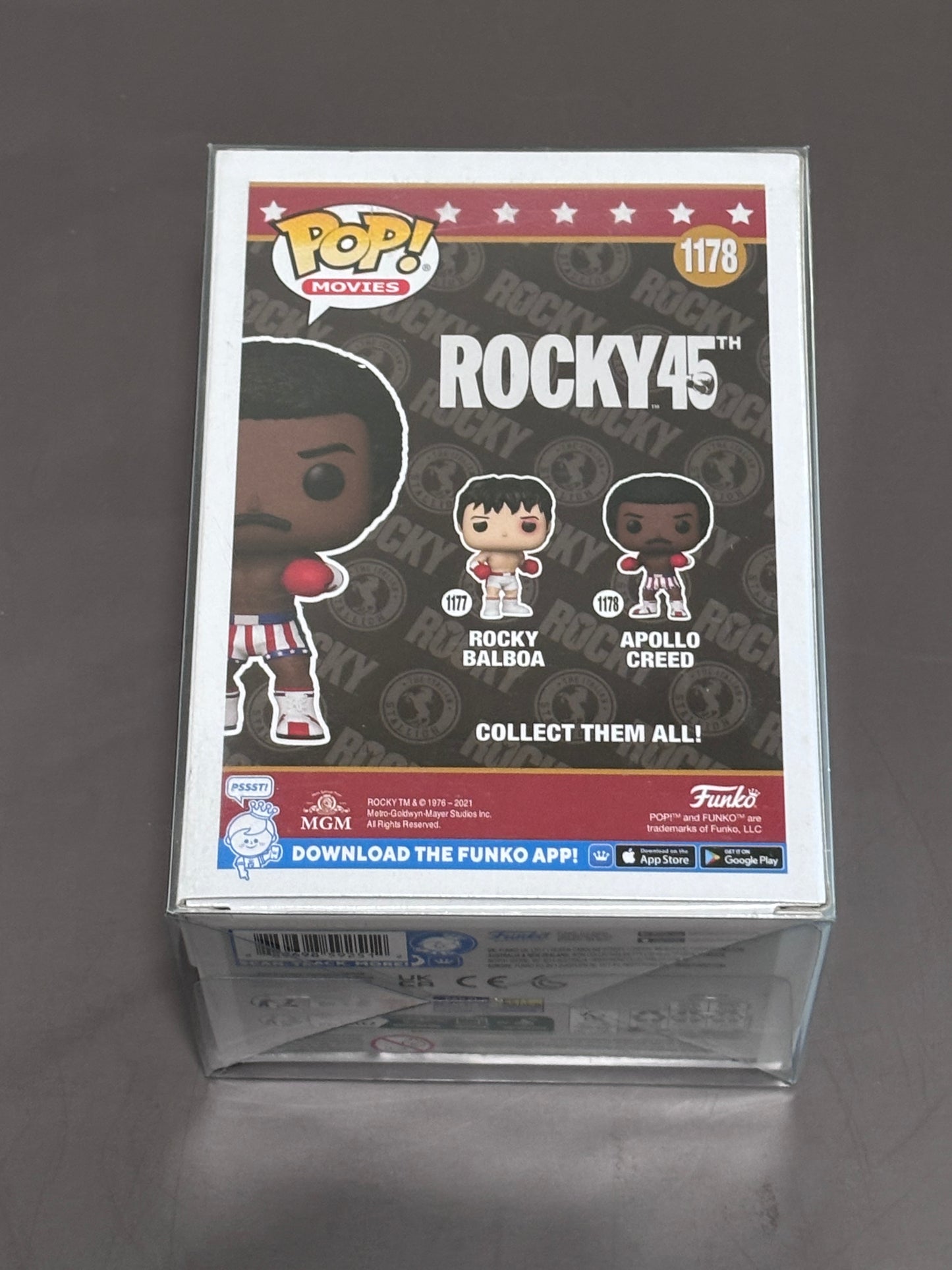 Funko Pop! Vinyl Rocky 45th Apollo Creed #1178 Figure Movies Theme Collectible