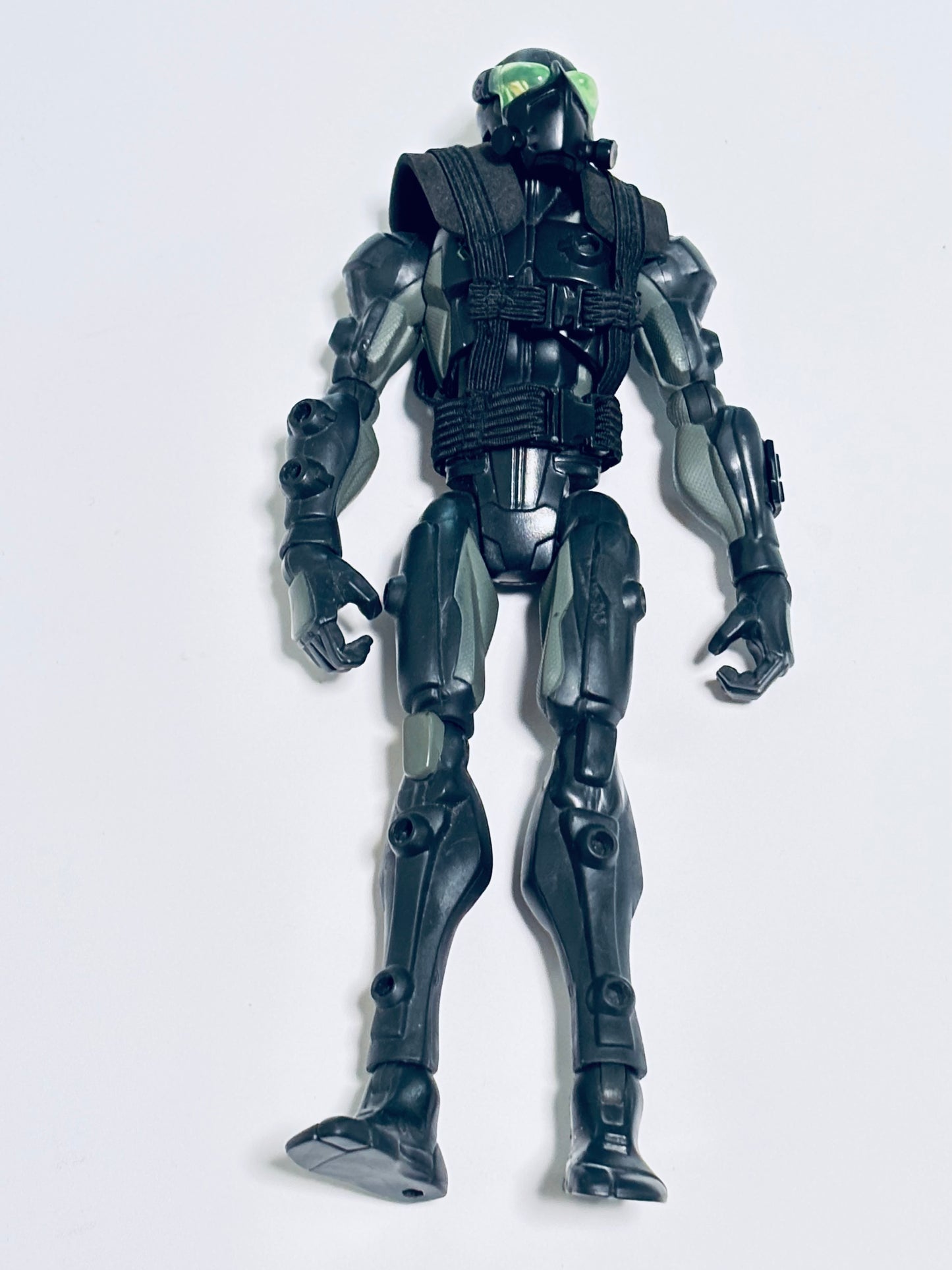 G.I. Joe Sigma 6 Codename 2005 Snake Eyes Hasbro 8” Action Figure Mask