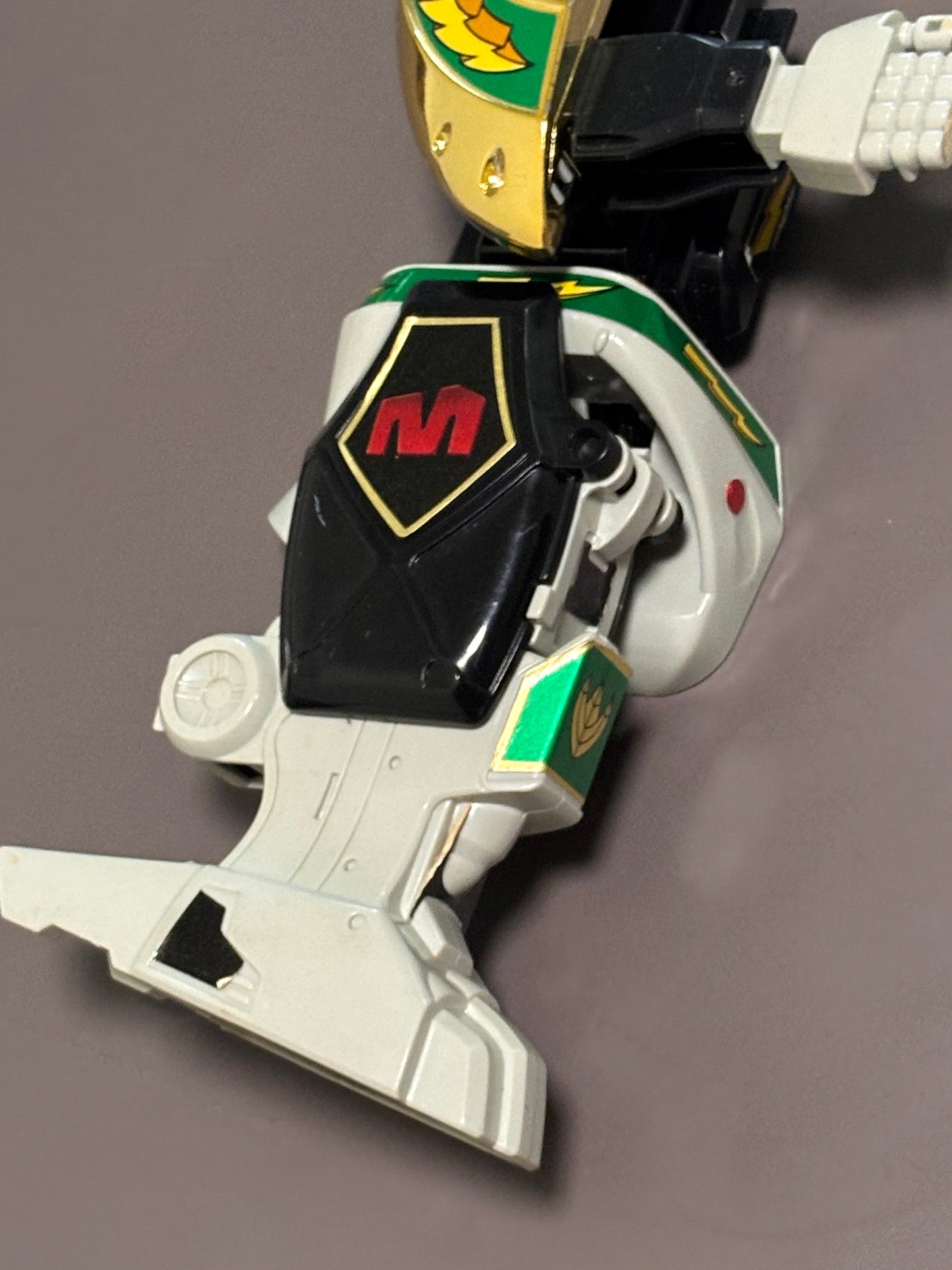 Power Rangers 1993 Green Dragonzord Megazord Part Right Side Leg Arm MMPR