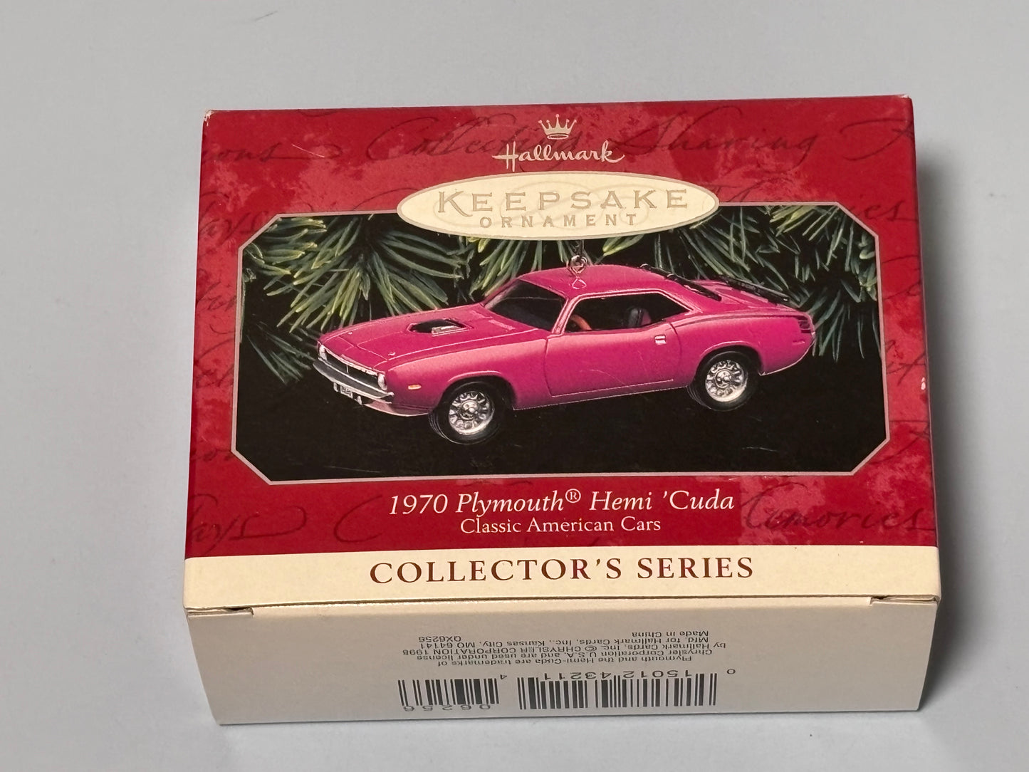 1970 Plymouth Hemi 'Cuda Hallmark Keepsake Ornament Classic American Cars