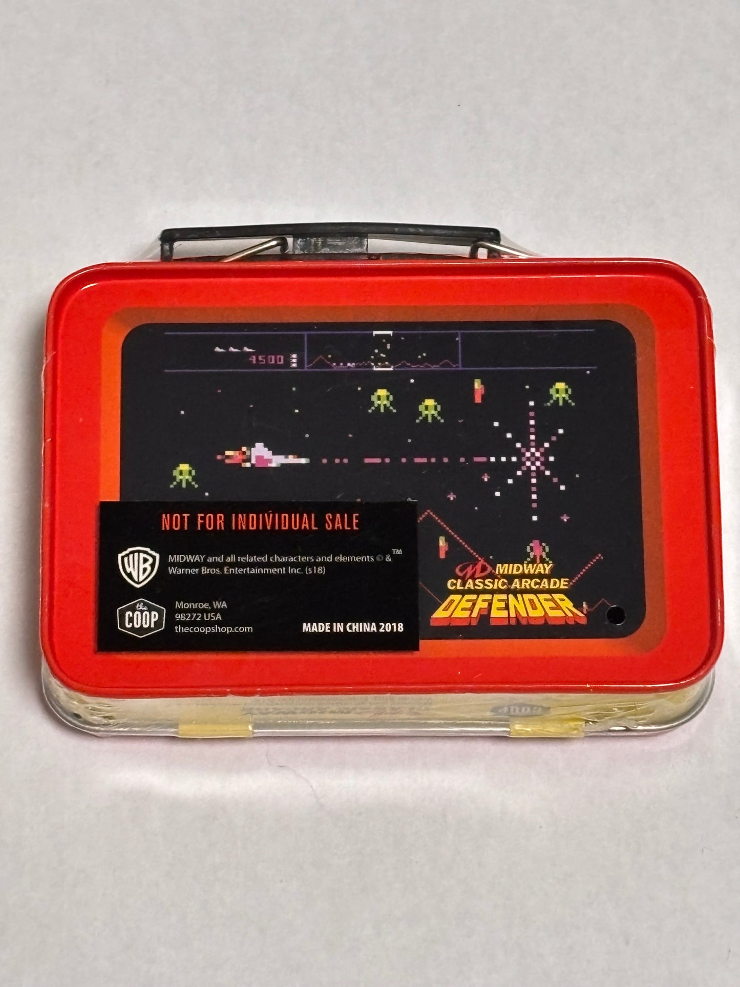 The Coop WB Defender Midway Classic Arcade Video Game Mini Miniature Box Tin New