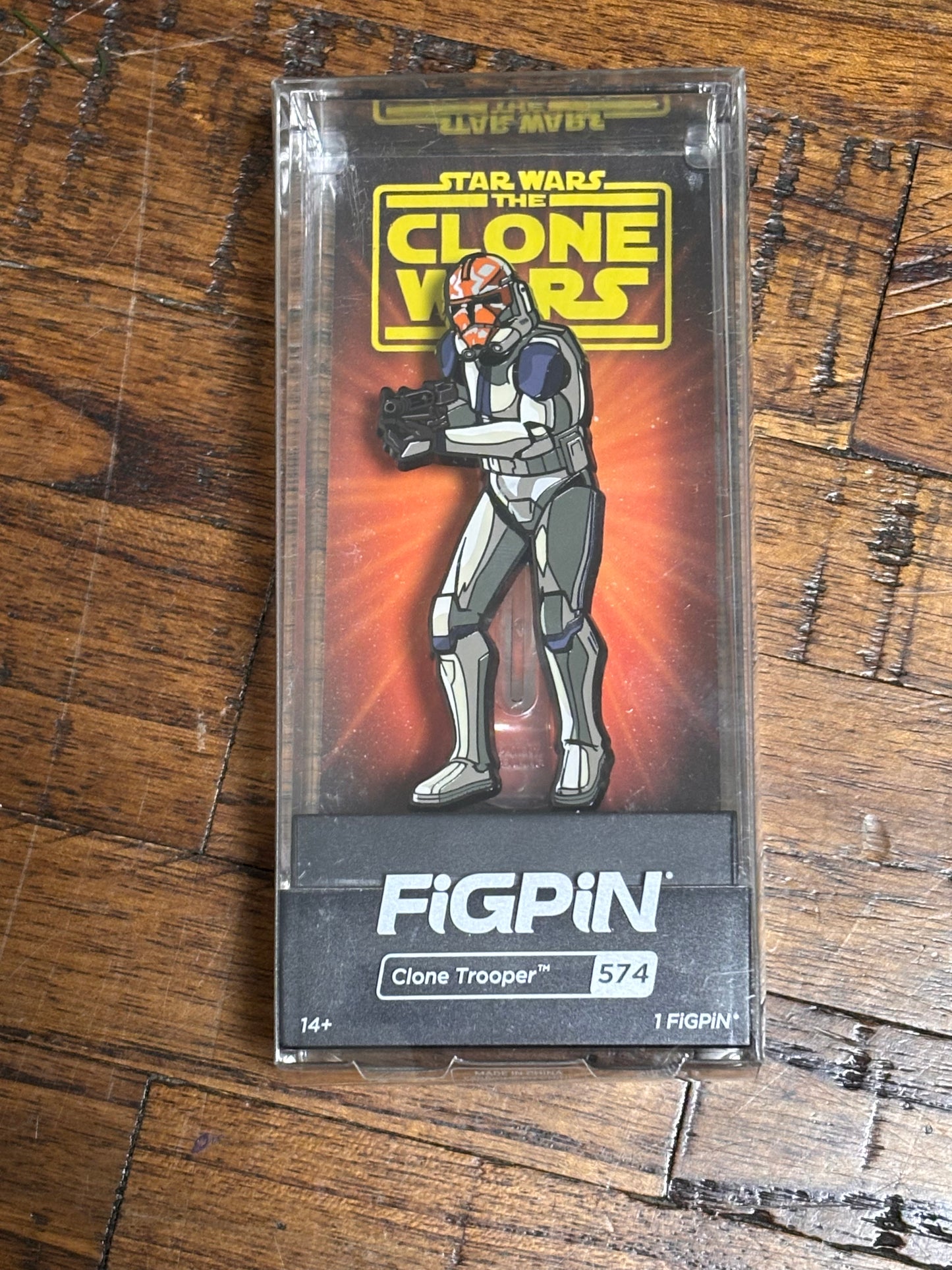 FigPin New Collectible Enamel Pin Disney Star Wars Clone Wars #574 Clone Trooper