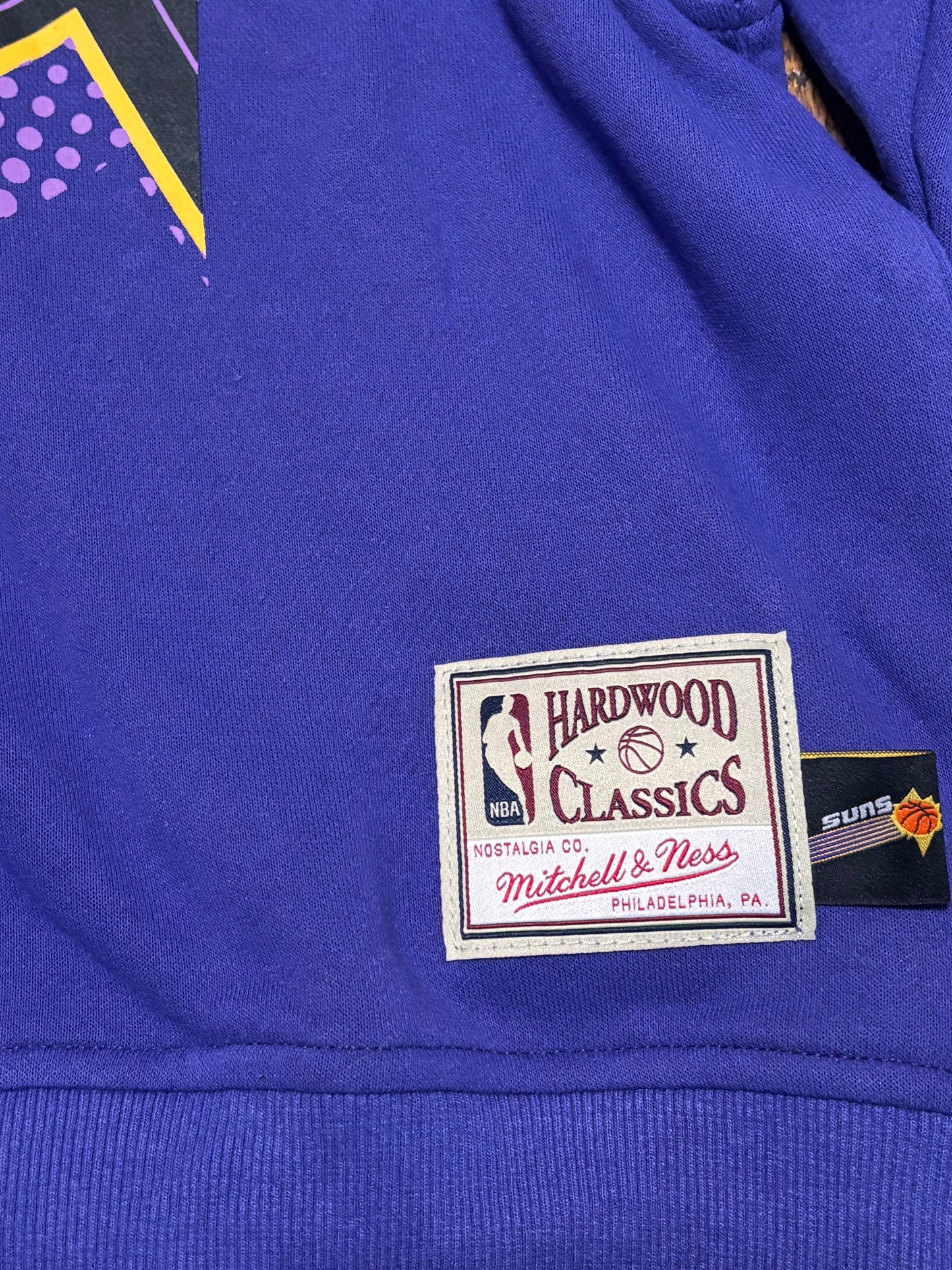 Phoenix Suns Mitchell & Ness NBA Retro Hardwood Classic HWC Big Face 7.0 Fashion Pullover Hoodie Sweat Shirt Blue Women’s Medium M New NWT