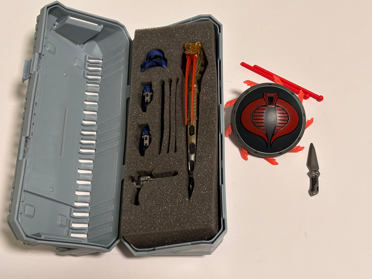 Cobra Commander Fang Blade Staff G.I. Joe Sigma Six 2006 Hasbro 8” Accessories