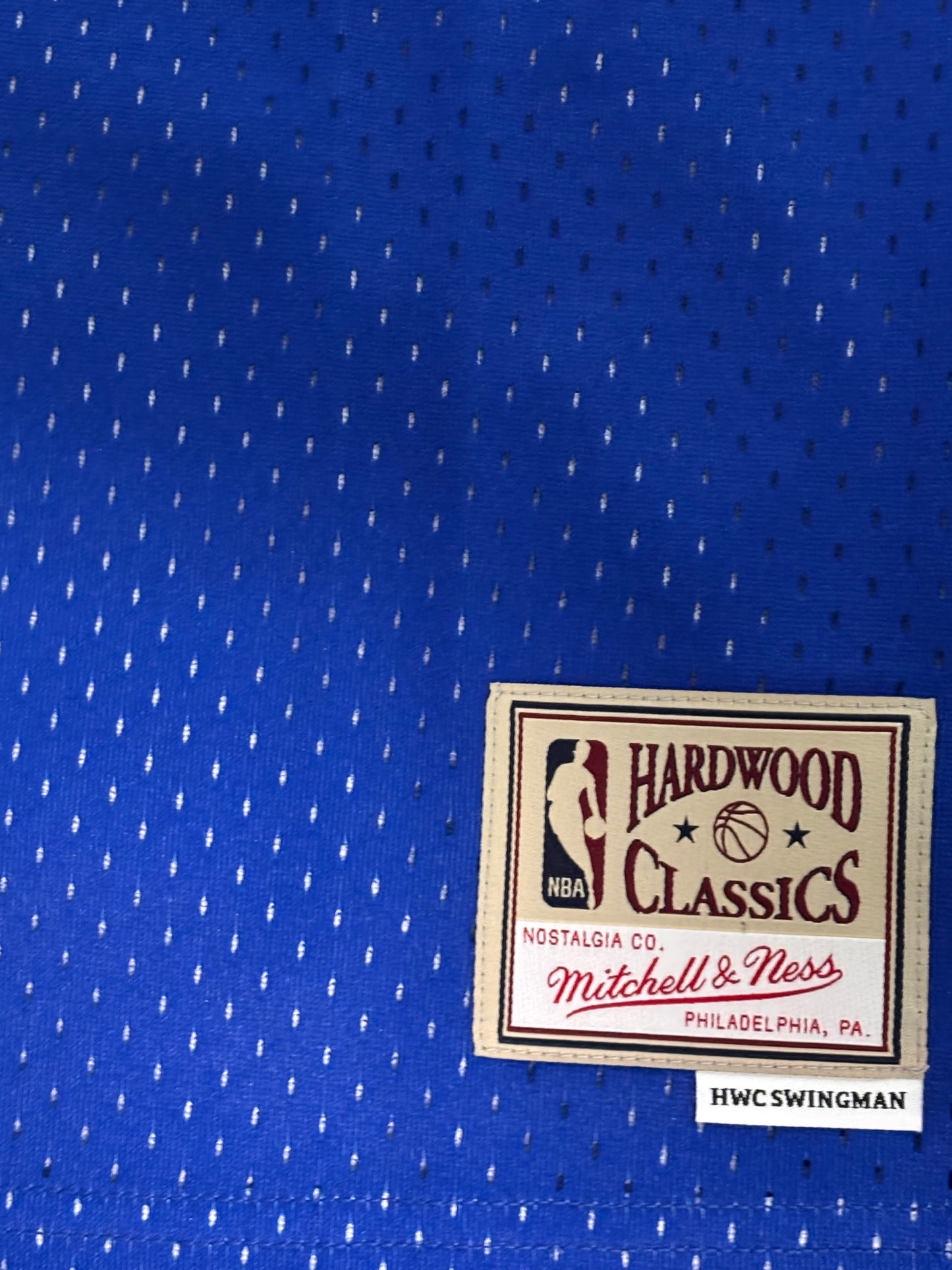 Dikembe Mutombo Denver Nuggets Mitchell & Ness 1991/92 Retro Hardwood Classics Swingman Jersey Royal Blue Women's Medium M New NWOT