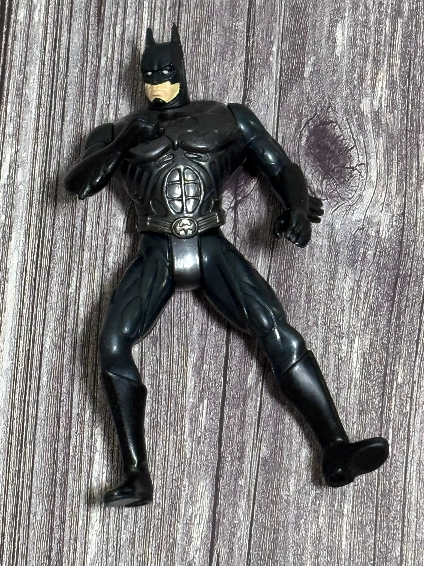 Vintage Batman Forever 1995 DC Comics Black Action Hero Figure 5” Val Kilmer
