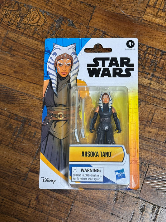 Disney Hasbro Star Wars Epic Hero Series Ahsoka Tano Action Figure W/ 2 Lightsabers 4” 2024 New