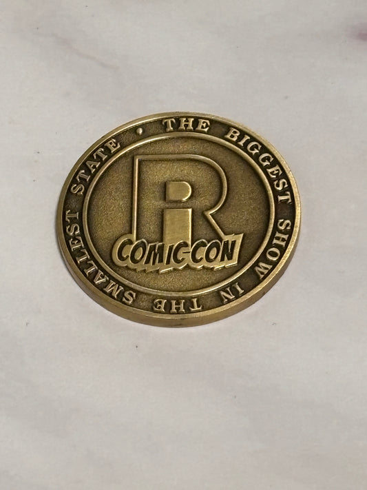 RI VIP 2015 Comic Con Coin “The Biggest Show in The Smallest State” Rhode Island