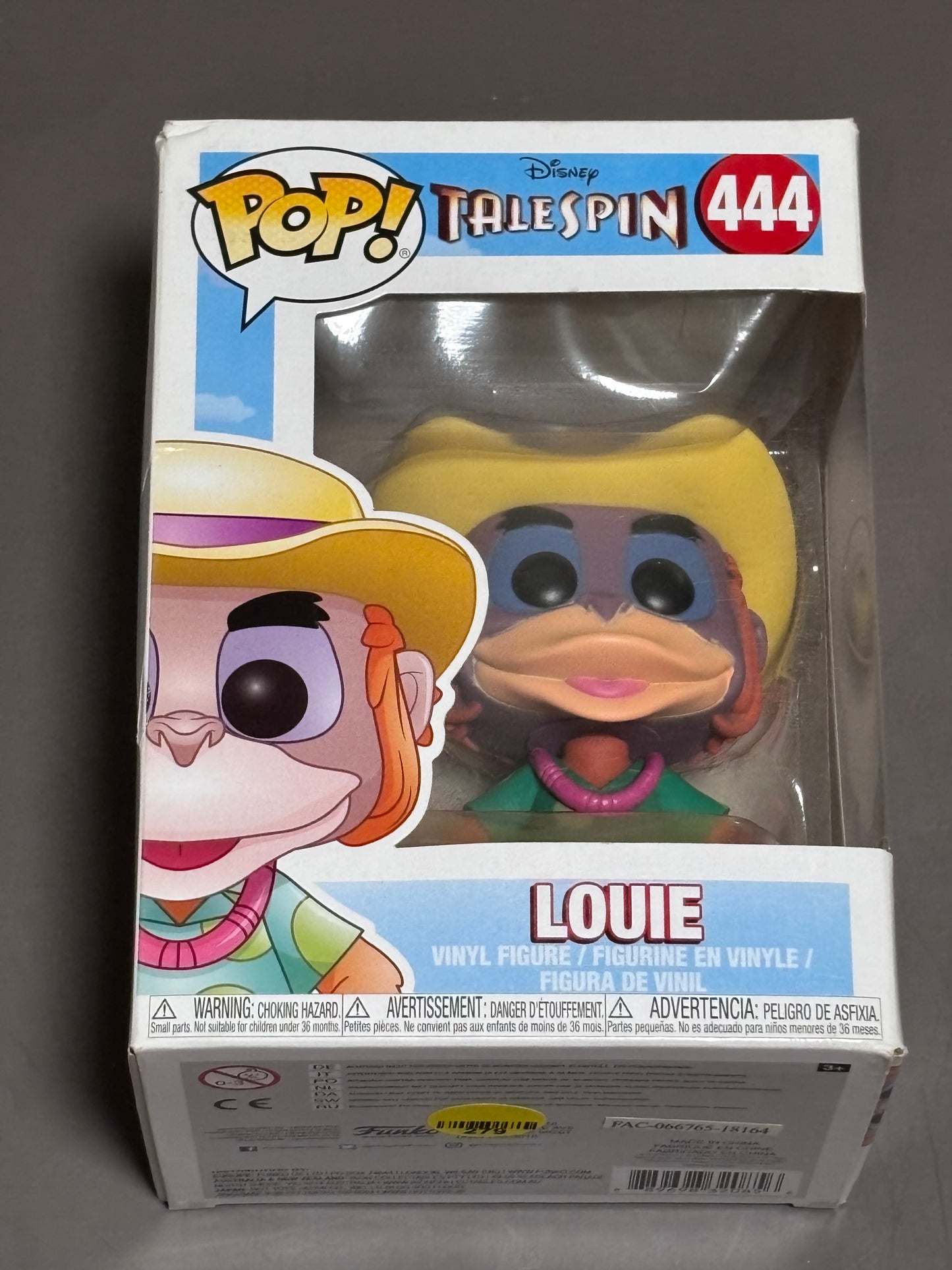 Funko Pop! Disney #444 Louie TaleSpin Animated Series Cartoon Monkey