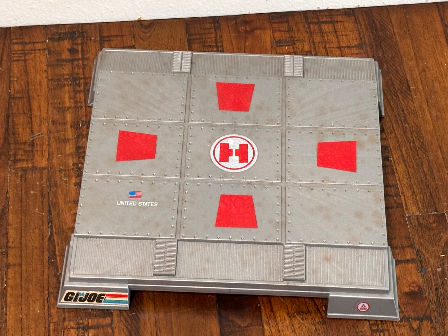 Vintage Hasbro GI Joe ARAH 1983 Headquarters Command Center Helipad Part M-3543