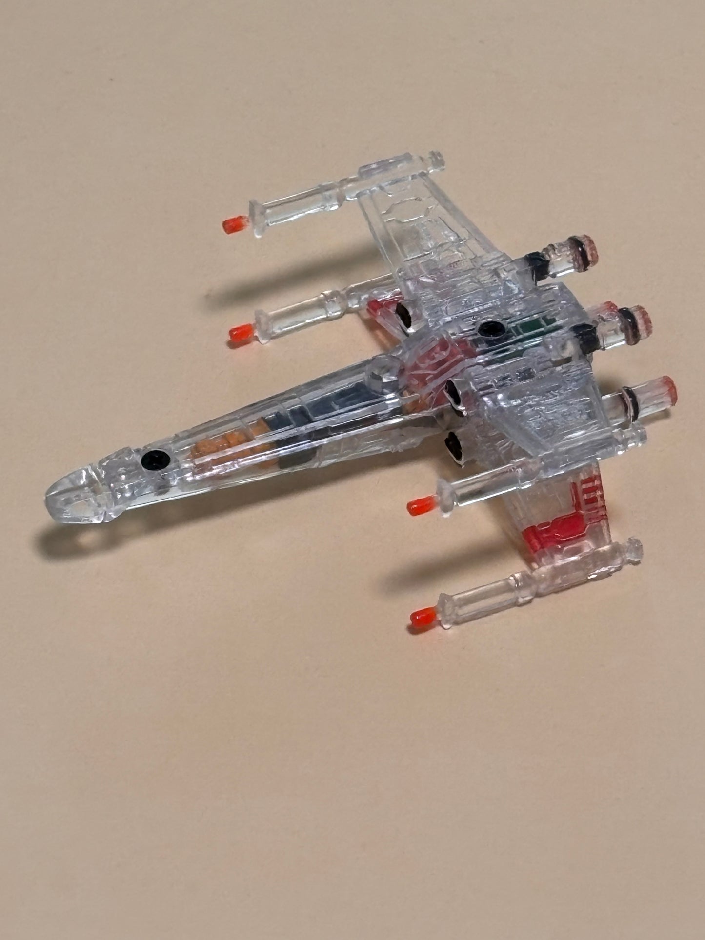 Galoob Star Wars Micro Machines X-Ray Fleet X-Wing Starfighter Clear Ship 1995