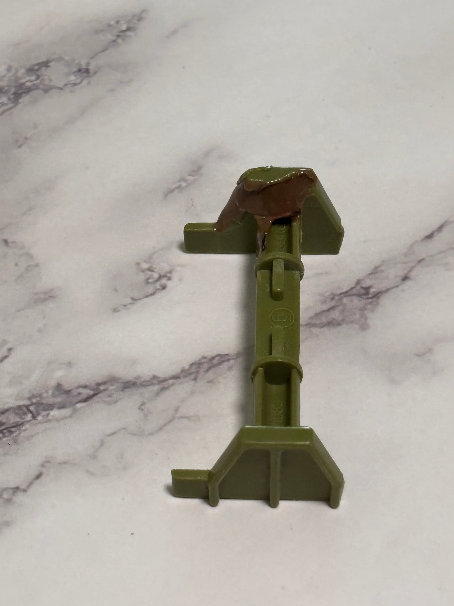 1983 GI Joe Pac Rat Missile Launcher Support Elevation Stand Part ARAH