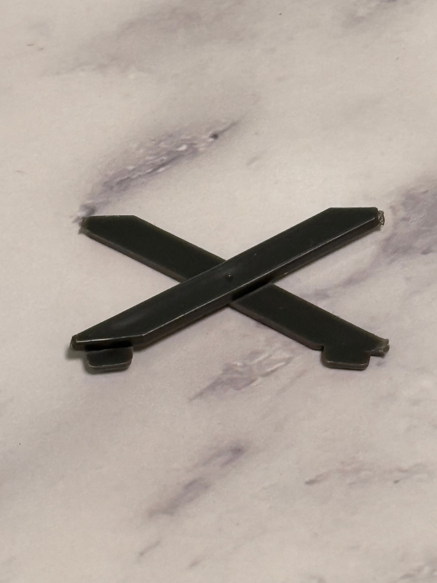 Vintage 1984 GI Joe Bivouac Cot Legs Cross Brace Part