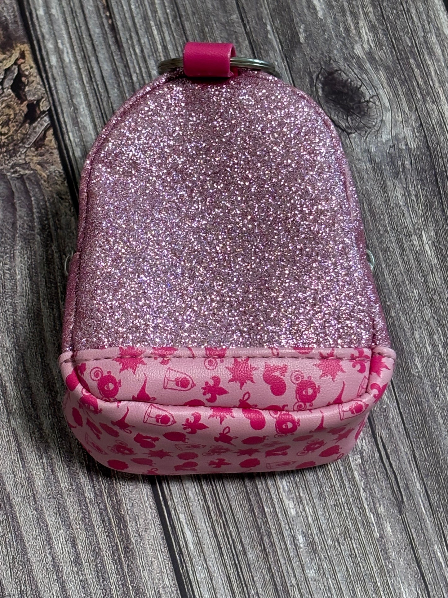 New Disney Parks “Pink Princess Castle” Mini Backpack Coin Purse Keychain 2020
