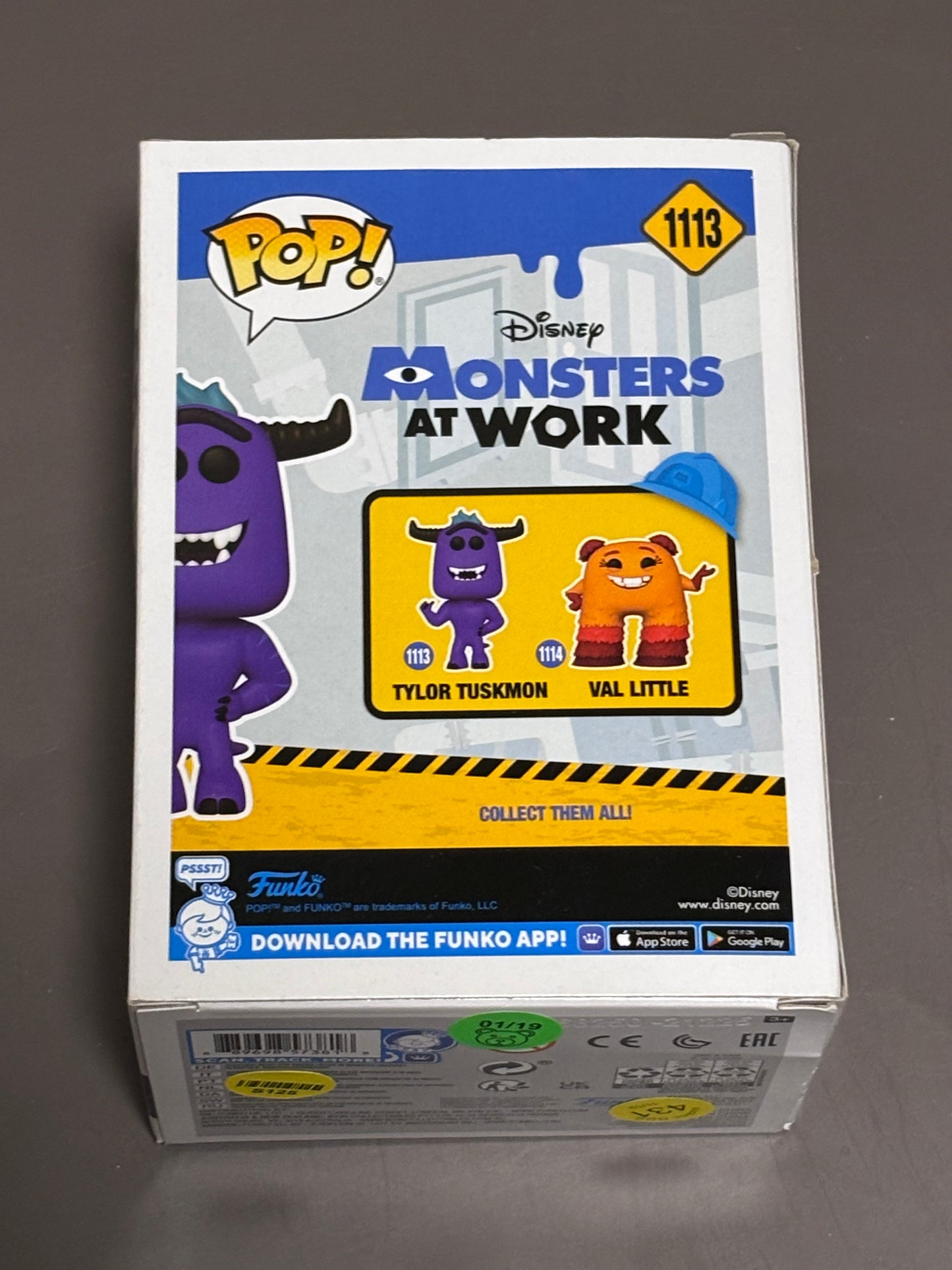 Disney Monsters At Work Tylor Tuskmon  - Funko POP! Vinyl Figure #1113