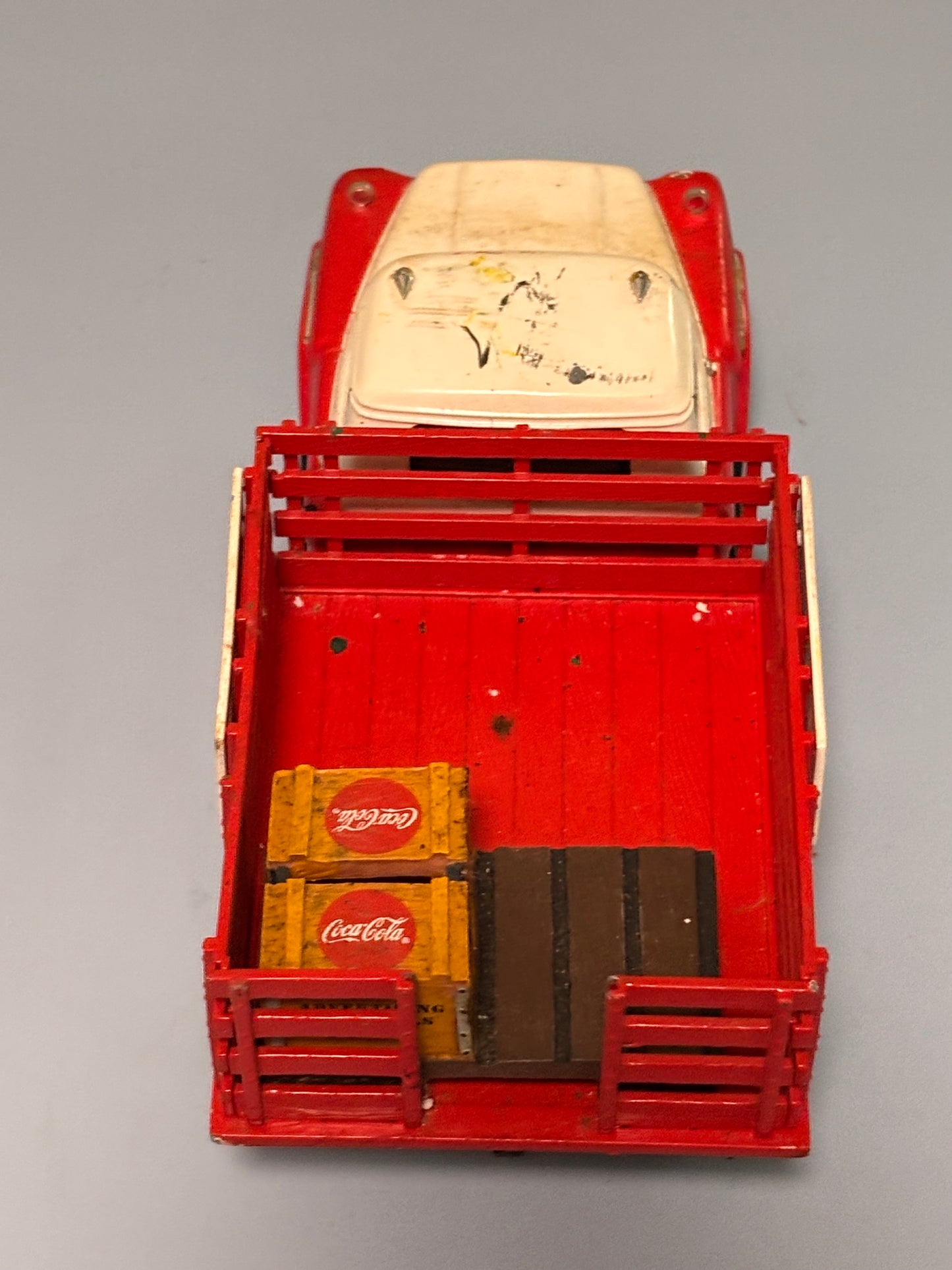 Coca Cola 1957 Stake Truck Bank 1:25 Die Cast Replica Toy Banks Vintage