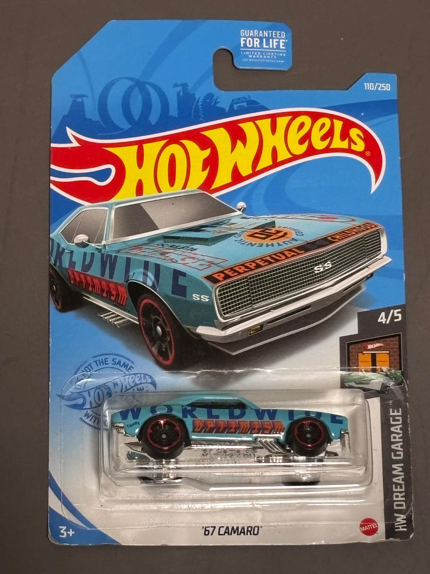 Hot Wheels 2021 Dollar General Exclusive '67 Camaro 110/250 Blue New